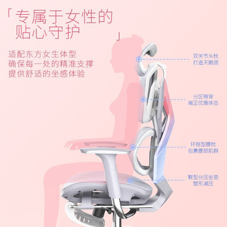 骁骑 电竞人体工学椅X5 电脑游戏办公椅子可躺适用竞技直播休闲家用 X5S粉色-独角兽-限量发售
