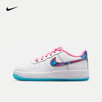 NIKE 耐克 AIR FORCE 1 (GS)  DZ4883-100 白/多色/霞光粉/速度黄 白/多色/霞光粉/速度黄 35.5码