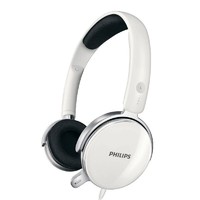 PHILIPS 飞利浦 SHM7110U  耳罩式头戴式有线耳机 白色