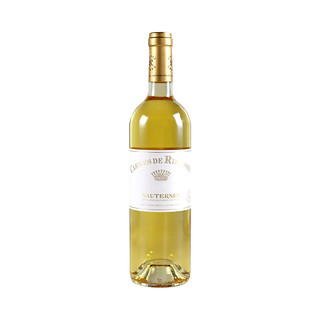 拉菲莱斯古堡贵腐甜白葡萄酒法国进口苏玳rieussec红酒
