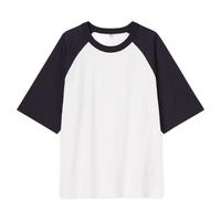 UNIQLO 优衣库 百变T恤系列 男女款圆领五分袖T恤 449040 藏青色 XL