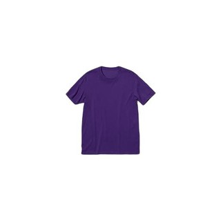 UNIQLO 优衣库 男女款圆领短袖T恤 455357 绛紫色 XXL