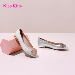 百亿补贴：Kiss Kitty 女士低跟尖头单鞋 SA21101-87