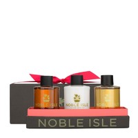 Noble Isle 温暖木香沐浴露身体乳套装 3 x 75ml