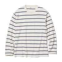 UNIQLO 优衣库 男女款圆领长袖T恤 453565 乳白色 L