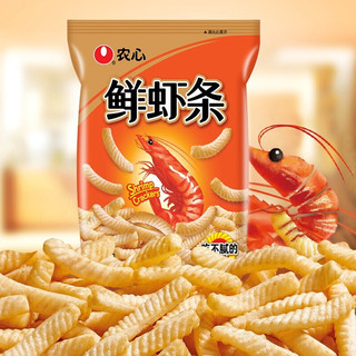 农心（NONGSHIM）方便面 休闲膨化零食组合 多口味 大包装 网红小吃大礼包 鲜虾条90g*4