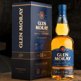 GLEN MORAY 格兰莫雷 18年 斯佩塞 单一麦芽威士忌 洋酒700ml 单瓶装