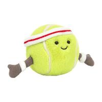 jELLYCAT 邦尼兔 AS6T 趣味运动网球毛绒玩具 绿色