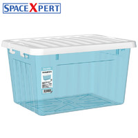 SPACEXPERT 空间专家 C5032 收纳箱 24L 透明蓝