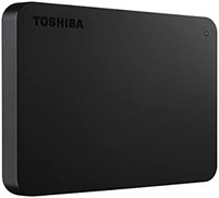 TOSHIBA 东芝 h 便携式外置硬盘 USB 3.0, 黑色 1TB