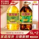 金龙鱼 一级菜籽油(非转基因)5L+纯香菜籽油5L 家用桶装纯正菜油