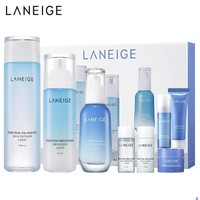 LANEIGE 兰芝 水乳精华套装(爽肤水200ml+保湿乳120ml+精华液70ml+赠爽肤水15ml+保湿乳15ml+精华液5ml+面霜10ml+睡眠面膜15ml)