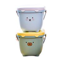 Citylong 禧天龙 收纳桶凳 13L*2个 云雾绿+云雾蓝