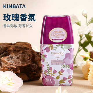 KINBATA 日本KINBATA空气清新剂卧室留香厕所卫生间消臭除味车用去味400ML 木质香