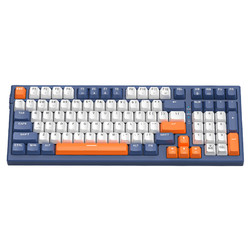 acer 宏碁 OKR213 三模机械键盘 98键 白蓝茶轴