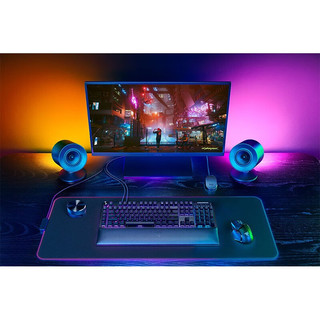 雷蛇（RAZER）NOMMO V2 PRO 天狼星系列 专业游戏 音响音箱 支持 USB和蓝牙5.3 适用于游戏电竞专业版 2023新款