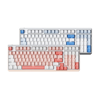 DURGOD 杜伽 K615W 三模机械键盘 97键 定制红轴
