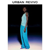 URBAN REVIVO UR2023夏季新款女装慵懒风紧身针织T恤UWA932002
