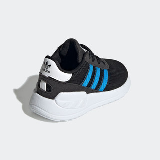 adidas阿迪达斯官方三叶草LA TRAINER LITE男婴童经典网面学步鞋 黑/白/蓝 26(150mm)