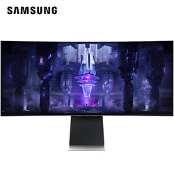 SAMSUNG 三星 S34BG852SC 34英寸OLED曲面显示器（2K、99%DCI-P3、175Hz、0.1ms、1800R、Type-C-65W）