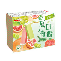 88VIP：meiji 明治 雪糕芝芝西柚、芝芝葡萄46g*10支彩盒装冰淇淋