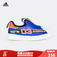 阿迪达斯（adidas）儿童鞋三叶草男女小童贝壳头运动鞋 紫 11-K/30码/180mm