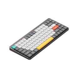NuPhy Air75 84键 2.4G蓝牙 多模无线机械键盘 灰色 佳达隆G轴茶轴 RGB