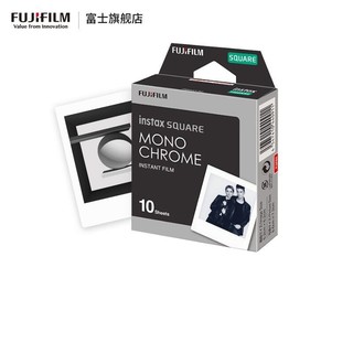 FUJIFILM 富士 instax SQ10 20立拍立得相机SP3照片打印机方形相纸胶片胶卷 黑白时光（10张