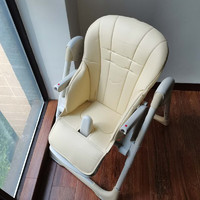 babycare餐椅坐垫座套安全带BC8500婴儿童椅绑带防水皮套垫子配件 香槟pu皮坐垫