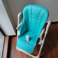babycare餐椅坐垫座套安全带BC8500婴儿童椅绑带防水皮套垫子配件 蓝色pu皮坐垫