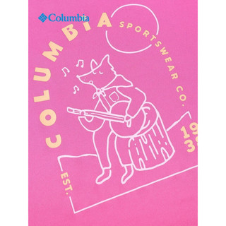 Columbia哥伦比亚户外23春夏新品女童吸湿凉爽透气短袖T恤AG6266 696 M（145/68）