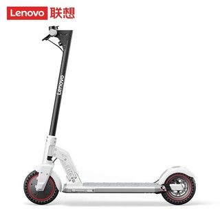 Lenovo 联想 M2 男女成人便携可折叠电动滑板车白色