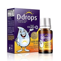 Ddrops 滴卓思儿童维生素D3滴剂600IU 2.8ml*2件装