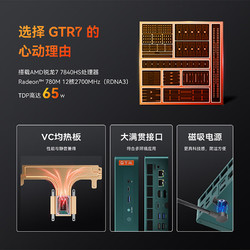 Beelink 零刻 GTR7 准系统迷你主机（R7-7840HS）