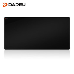 Dareu 达尔优 PG-D126黑色电竞游戏鼠标垫超大号1200*600*4mm加厚锁边办公键盘电脑书桌垫1.2米黑色