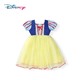 Disney 迪士尼 女童白雪公主裙子夏装2023儿童冰雪奇缘洋气爱莎礼服连衣裙