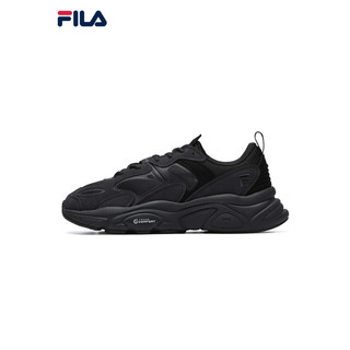 FILA 斐乐男鞋老爹鞋火星鞋复古跑鞋秋季时尚休闲运动鞋 黑-F52M232105FBK-II代 42