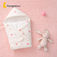Tongtai 童泰 婴幼儿新生儿用品夹棉抱被棉包被外出产房抱毯