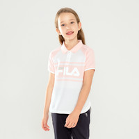 FILA 斐乐 女童短袖（120-165）女童夏季纯棉透气舒适短袖POLO衫