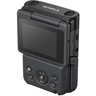 佳能（Canon）PowerShot V10 Vlog 相机 自动对焦 视频博客静态相机小巧便携 预 黑色