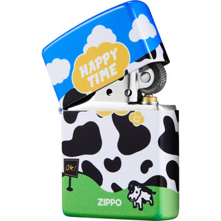 ZIPPO 之宝 打火机 快乐牧场 礼盒套装 LZE-0427-C01 打火机 防风打火机