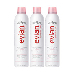 evian 依云 补水保湿矿泉水喷雾 300ml*3瓶