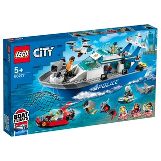 百亿补贴：LEGO 乐高 City城市系列 60277 警用巡逻艇