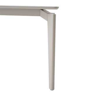 QuanU 全友 家居 餐桌现代简约岩板餐桌椅组合亮光台面餐厅长方形桌子DW1120