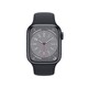 Apple 苹果 Watch Series 8 智能手表GPS款45毫米 午夜色铝金属表壳午夜色运动型表带