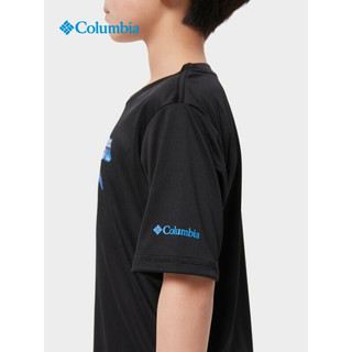 哥伦比亚 户外23春夏新品儿童UPF50防晒防紫外线吸湿短袖T恤AB1844 012 M（145/72）