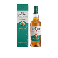 格兰威特单一麦芽苏格兰威士忌12年陈酿700ml 买即赠威士忌杯+格兰威特礼袋