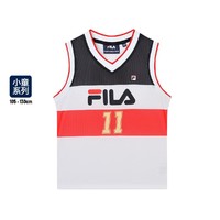 FILA 斐乐 男童无袖T（105-165）运动休闲简约舒适男童潮流无袖T恤