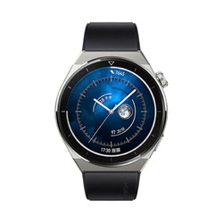 HUAWEI 华为 WATCH GT3 PRO 智能手表 46mm 黑色氟橡胶