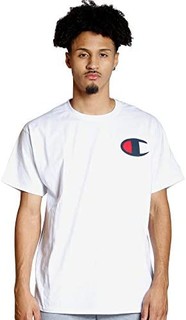 Champion 男式图形运动衫短袖T恤 GT23H （美版偏大） (M)